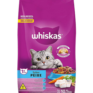 Ração Whiskas Peixe Para Gatos Adultos 10 1 Kg